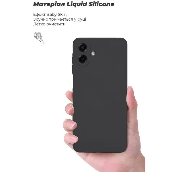 Чохол ArmorStandart ICON Camera Cov для Samsung A07 A075 Black (ARM86539) 3