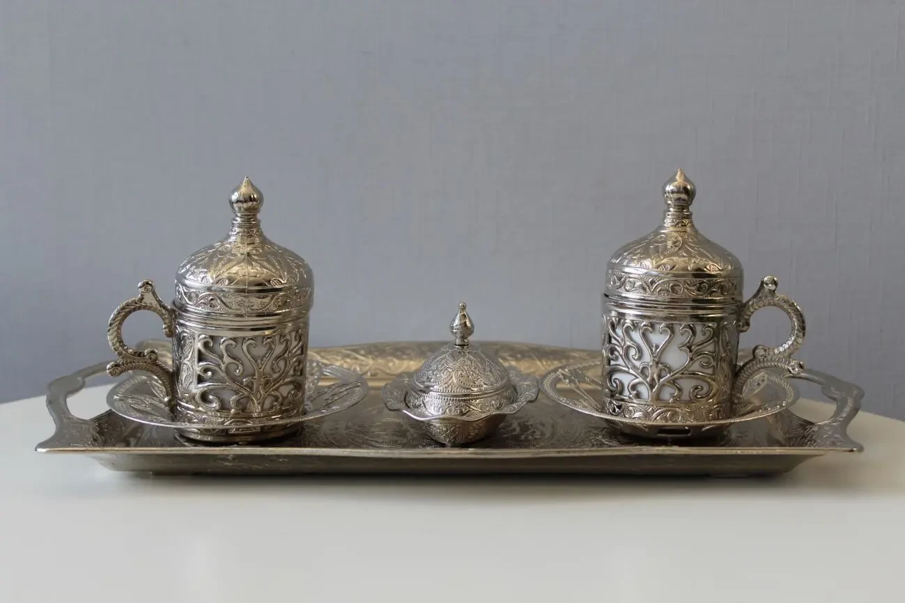 Набор кофейный, на 2 персоны, Турция, новый 6