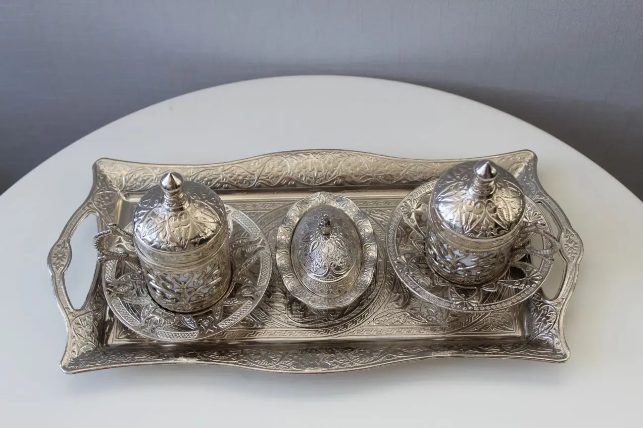 Набор кофейный, на 2 персоны, Турция, новый 5