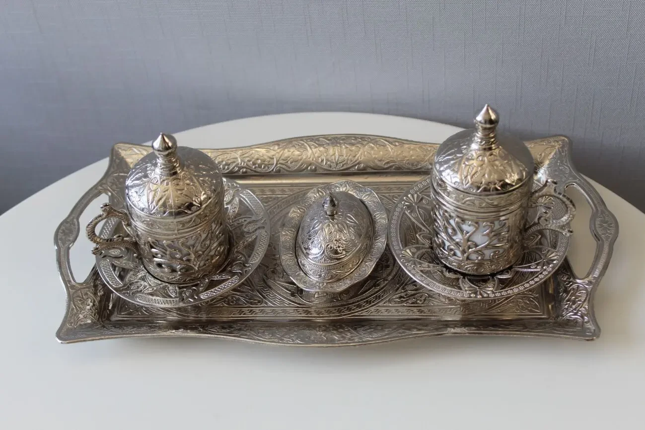 Набор кофейный, на 2 персоны, Турция, новый 8