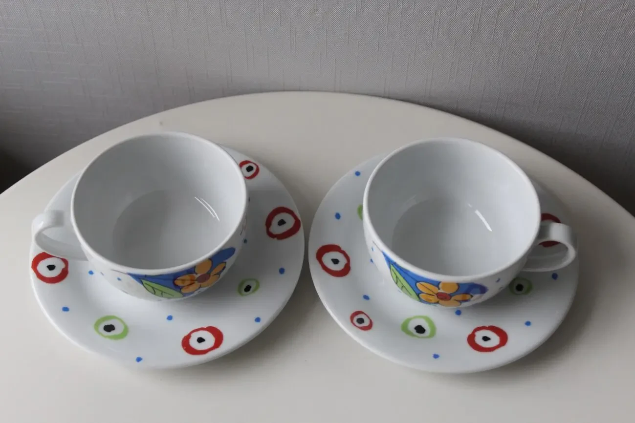 Чайная чашка, тарелка, Германия, 2 пары 5