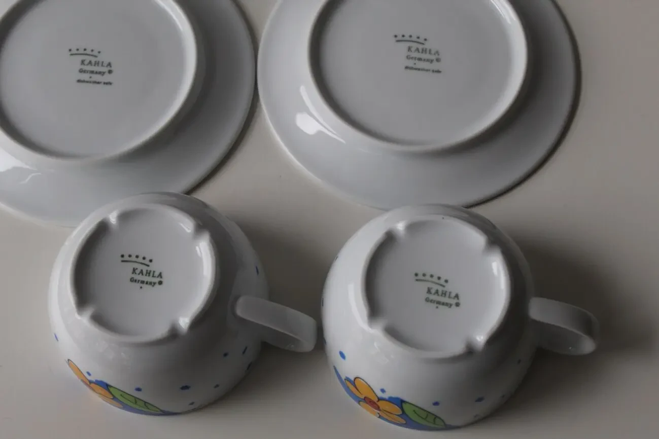 Чайная чашка, тарелка, Германия, 2 пары 4