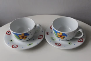 Чайная чашка, тарелка, Германия, 2 пары