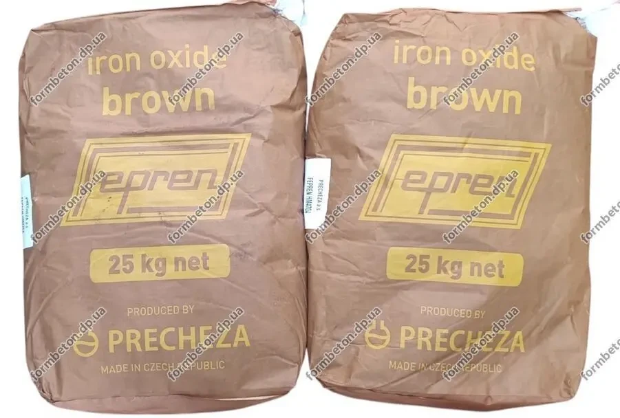 Краситель пигмент для бетона Коричневый НМ-470 Чехия Fepren 4