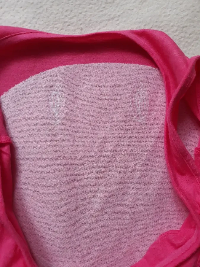 Майка розовая маечка в пайетки Etam размер XS 155/76A Франция 4