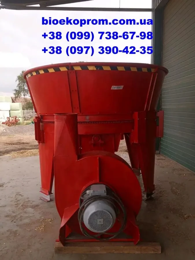 Подрібнювач соломи стаціонарний 30 кВт. 4000 кг. год. Данія. Cormall r 2