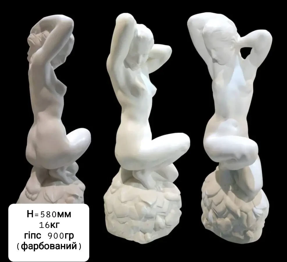 Голова обрубовка скульптура статуетка 3