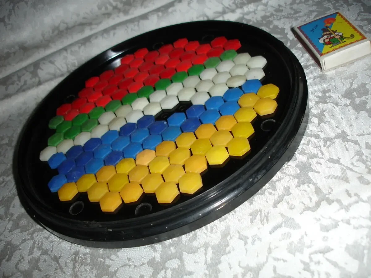 ИГРА/гра розвиваюча МОЗАЇКА кнопкова настільна, кругла. РАРИТЕТ. 6