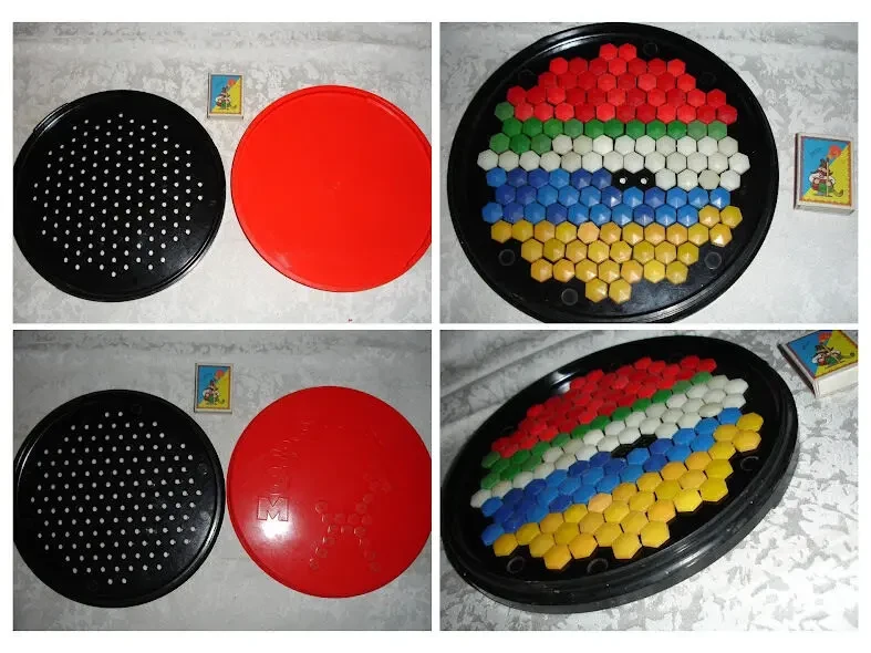 ИГРА/гра розвиваюча МОЗАЇКА кнопкова настільна, кругла. РАРИТЕТ. 2