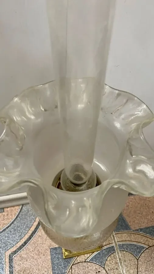 Настольная керосиновая лампа.Камень 6