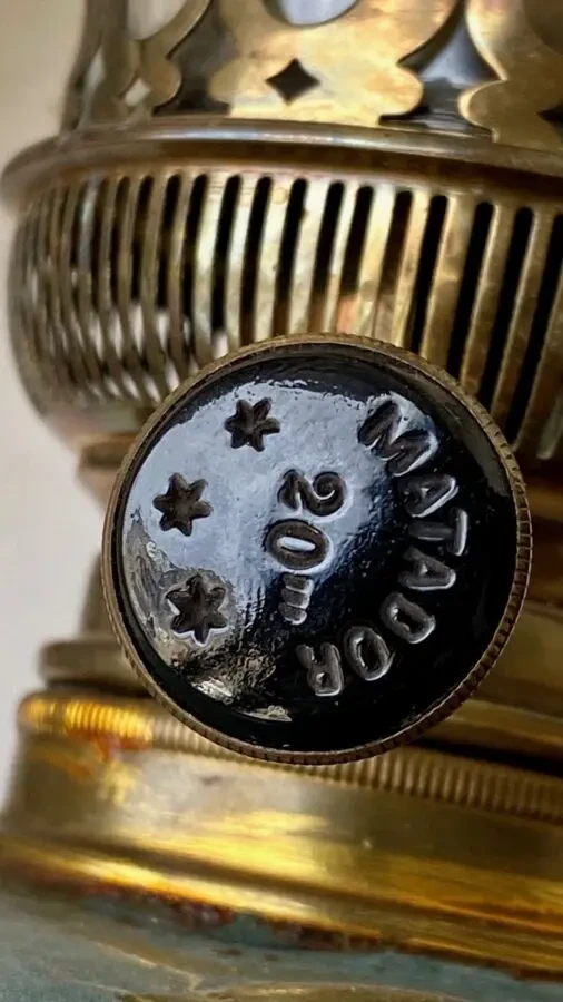 Напольная керосиновая лампа.Керамика 5