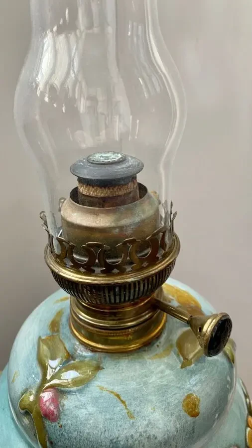 Напольная керосиновая лампа.Керамика 2