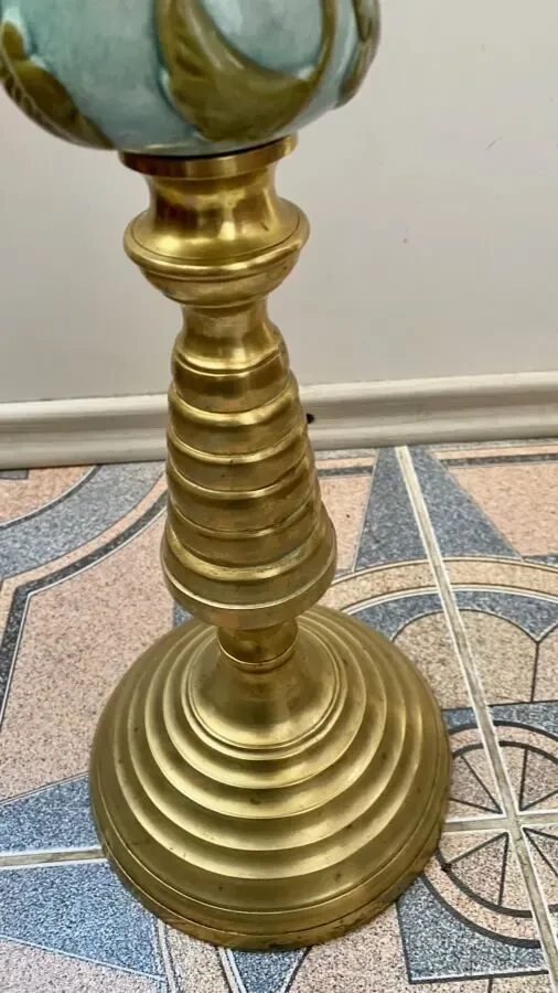 Напольная керосиновая лампа.Керамика 6