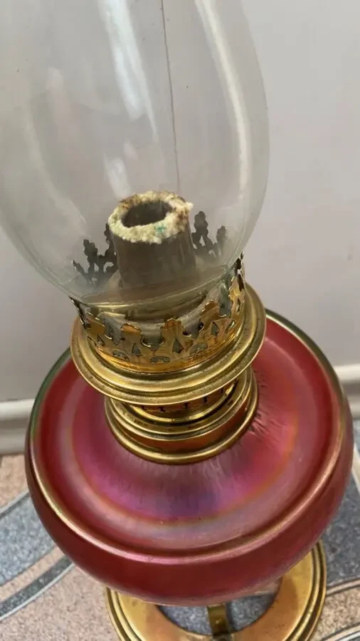 Настольная керосиновая лампа.Австрия. 4