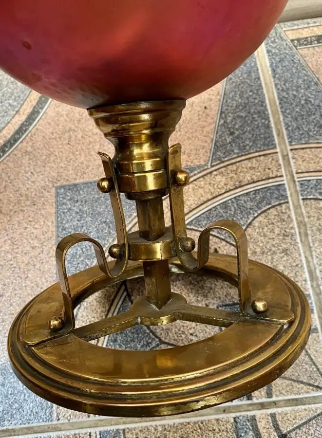 Настольная керосиновая лампа.Австрия. 2