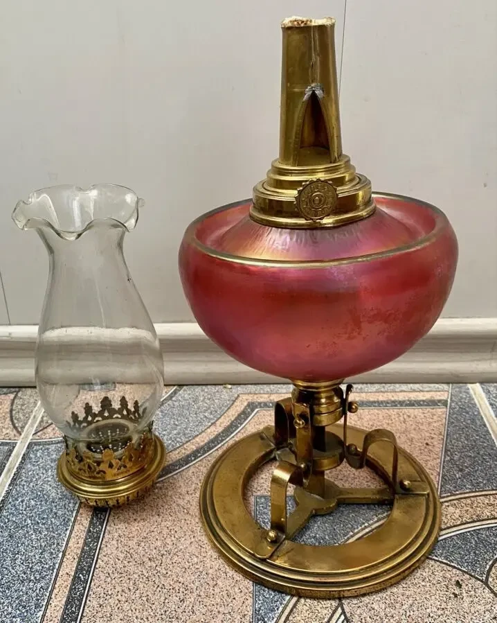 Настольная керосиновая лампа.Австрия. 3
