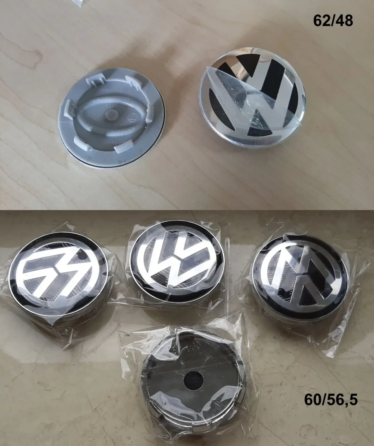 Ковпачки в диски ступичные колпачки (заглушки в диски) Volkswagen 6
