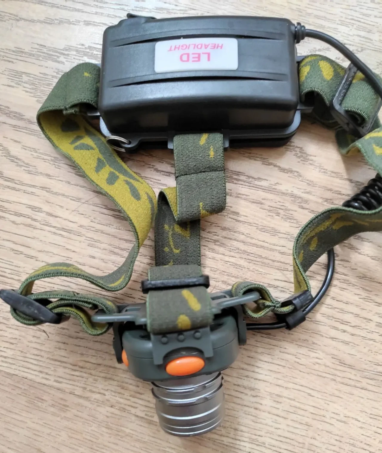 Ліхтар налобний акумуляторний з датчиком руху bl-6616