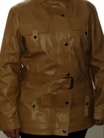 Продам куртку кожаную новую женскую