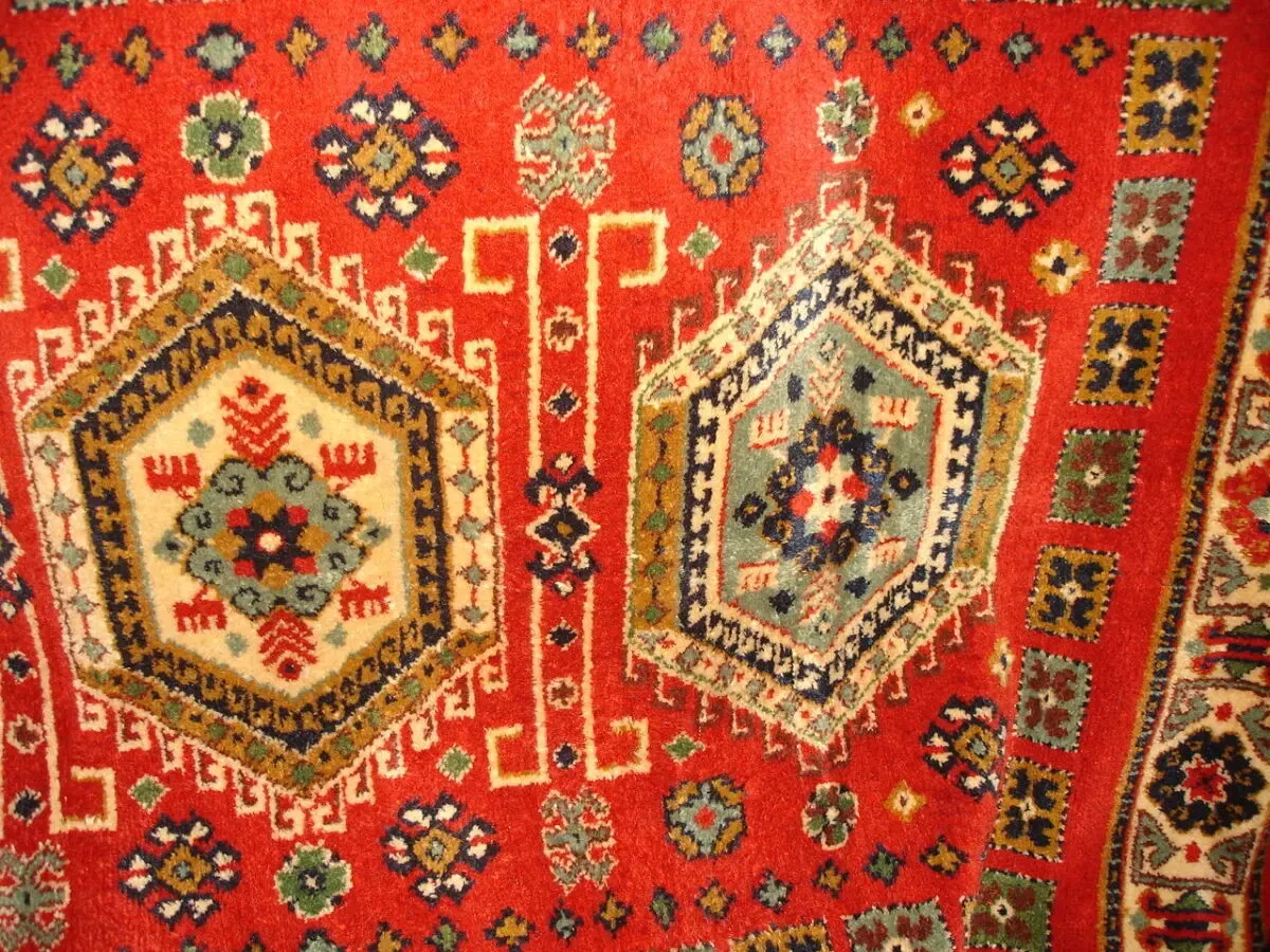 КОВЕР/килим 135 х 200 см; бордо, вовняний, натуральний. РАРИТЕТ. 3