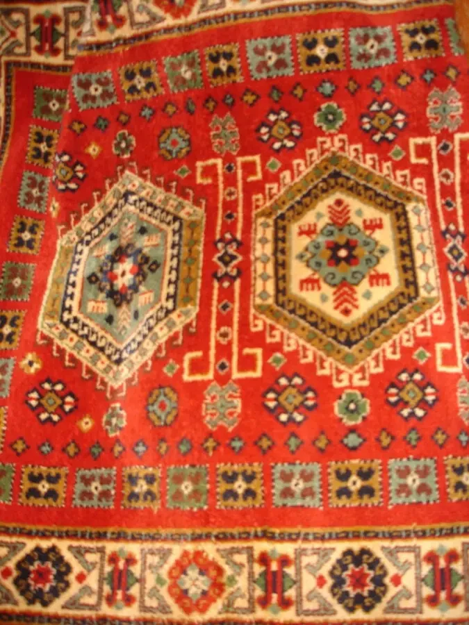 КОВЕР/килим 135 х 200 см; бордо, вовняний, натуральний. РАРИТЕТ. 4