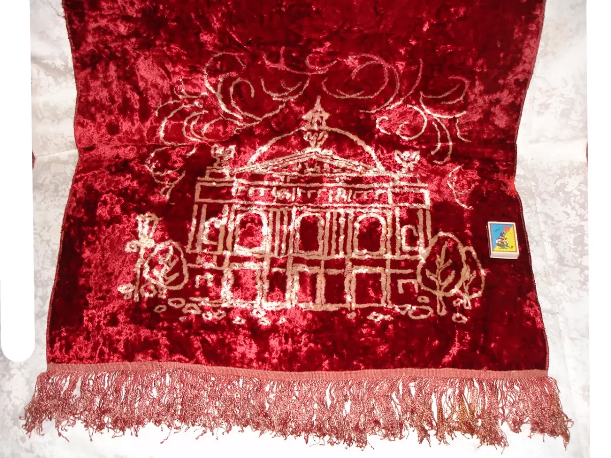 КОВЕР/килим ВОВНЯНИЙ, натуральний. НАКИДКА на телевізор. Раритети. 8