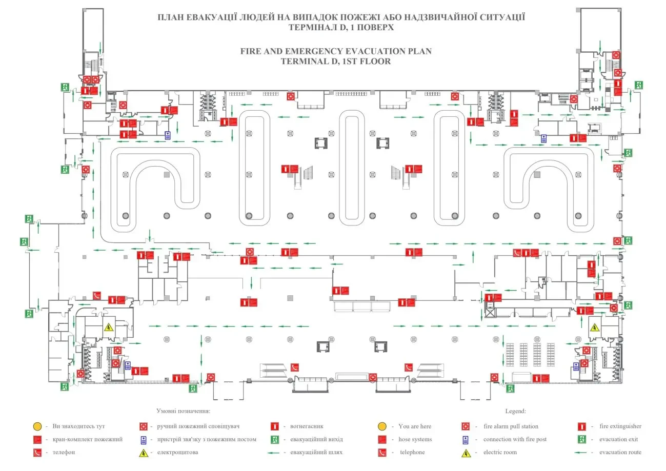 План эвакуации людей при пожаре 4