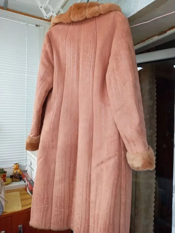 Дублёнка женская Rich Line размер 46 2