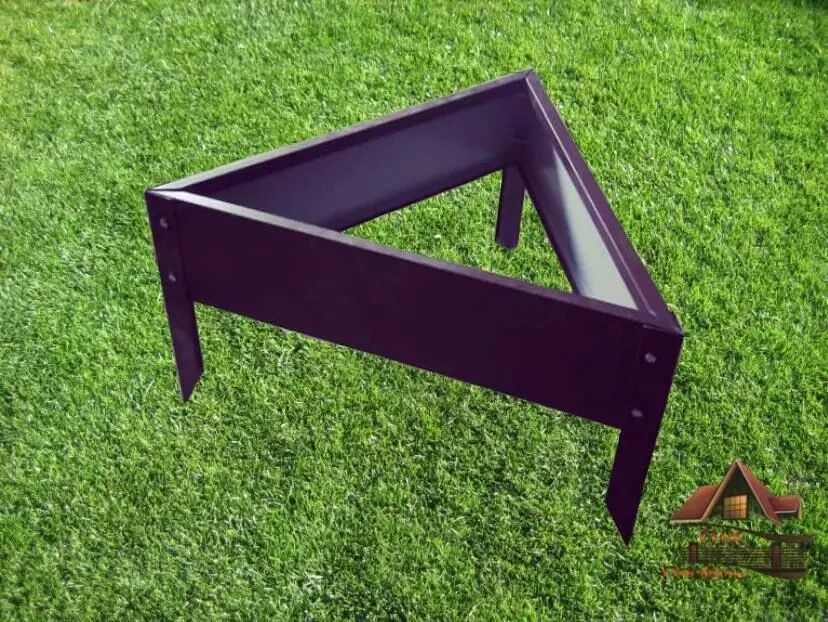 Грядка металева, клумба, квітник, парник 5