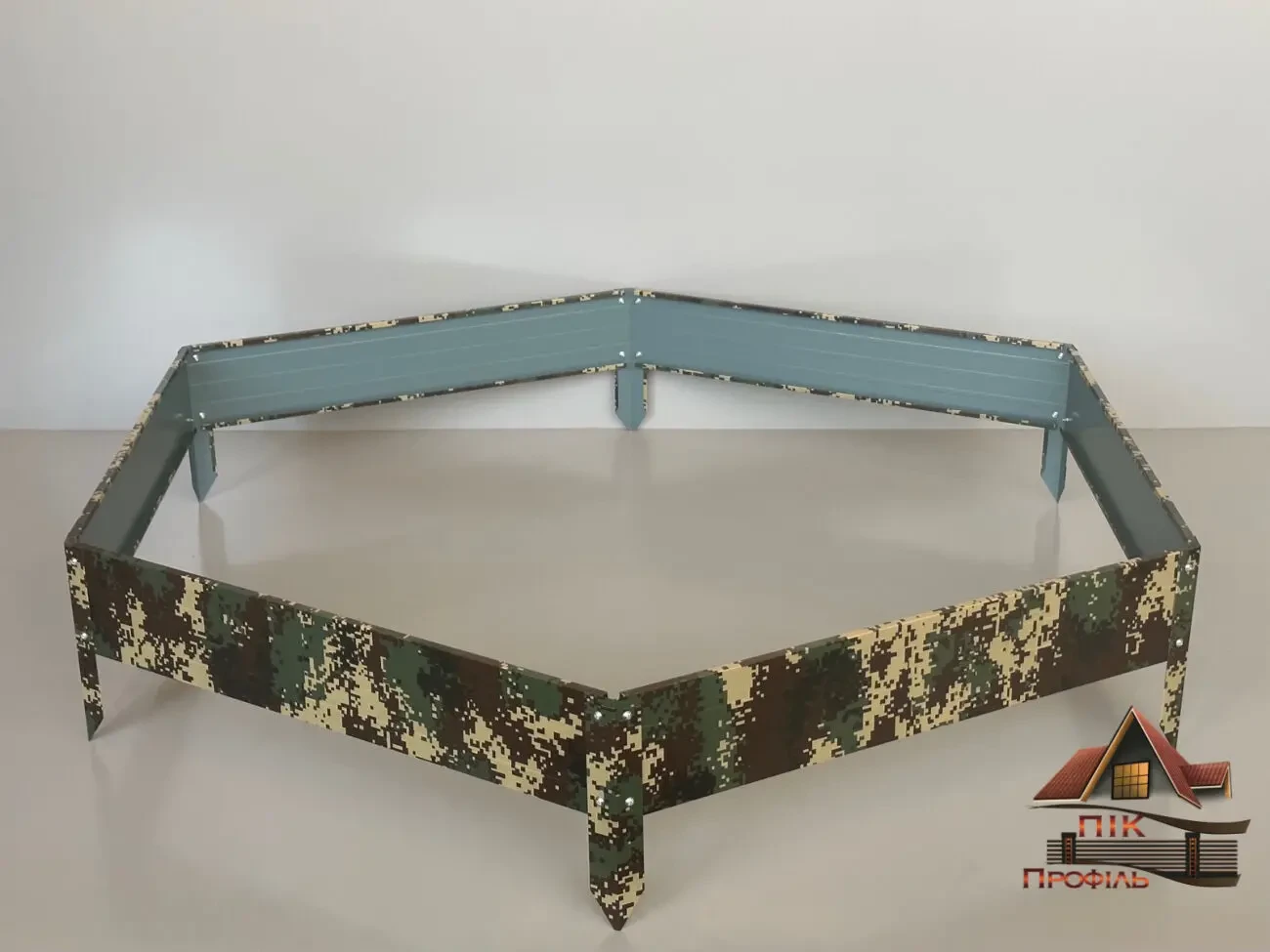 Грядка металева, клумба, квітник, парник 2