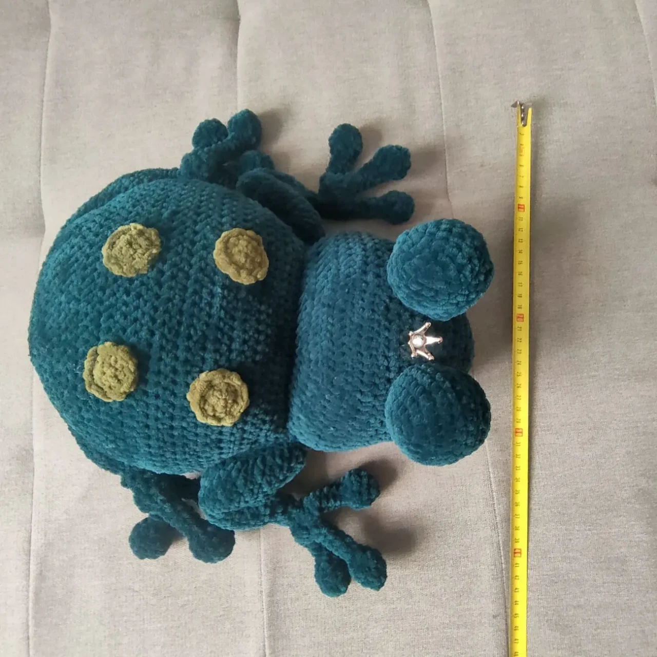 лягушка  вязаная игрушка.игрушка мягкая  лягушка плюшевая ручная робот 6