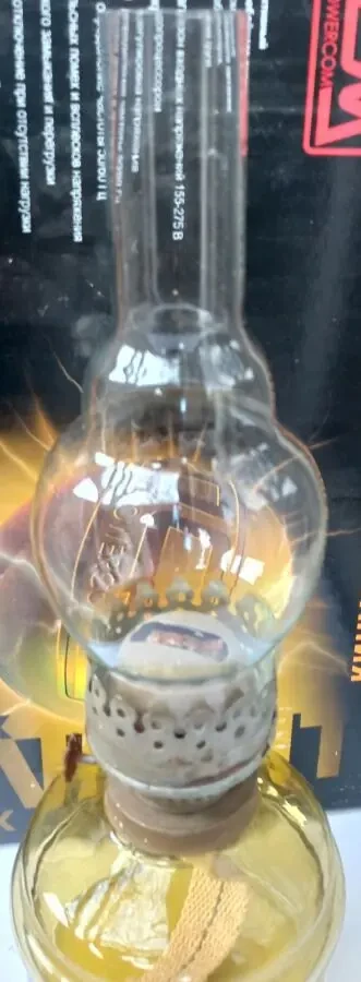 Гасова лампа, зі склом 52 міліметра. Головка просто надягається тобто