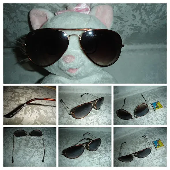 ОЧКИ/окуляри AVL сонцезахисні, метал. оправа, краплі, НОВІ, унісекс 8