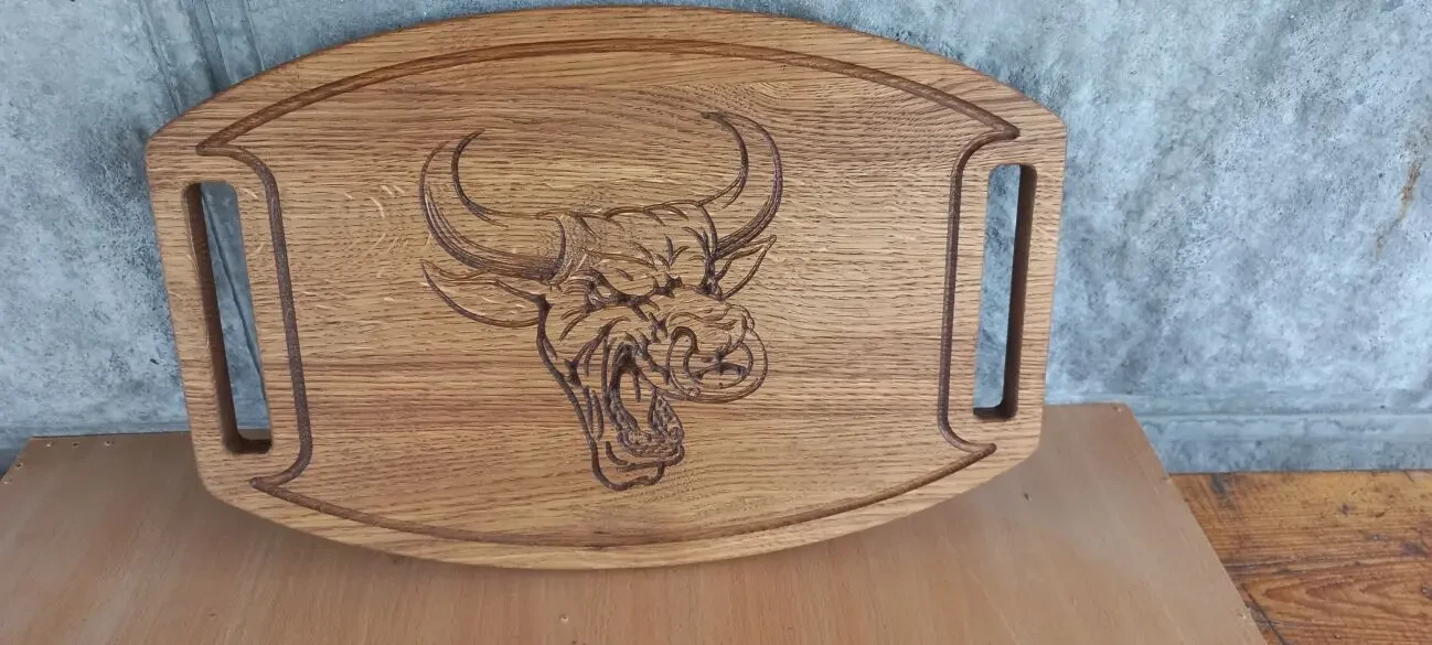 Пiднос з натурального дерева 