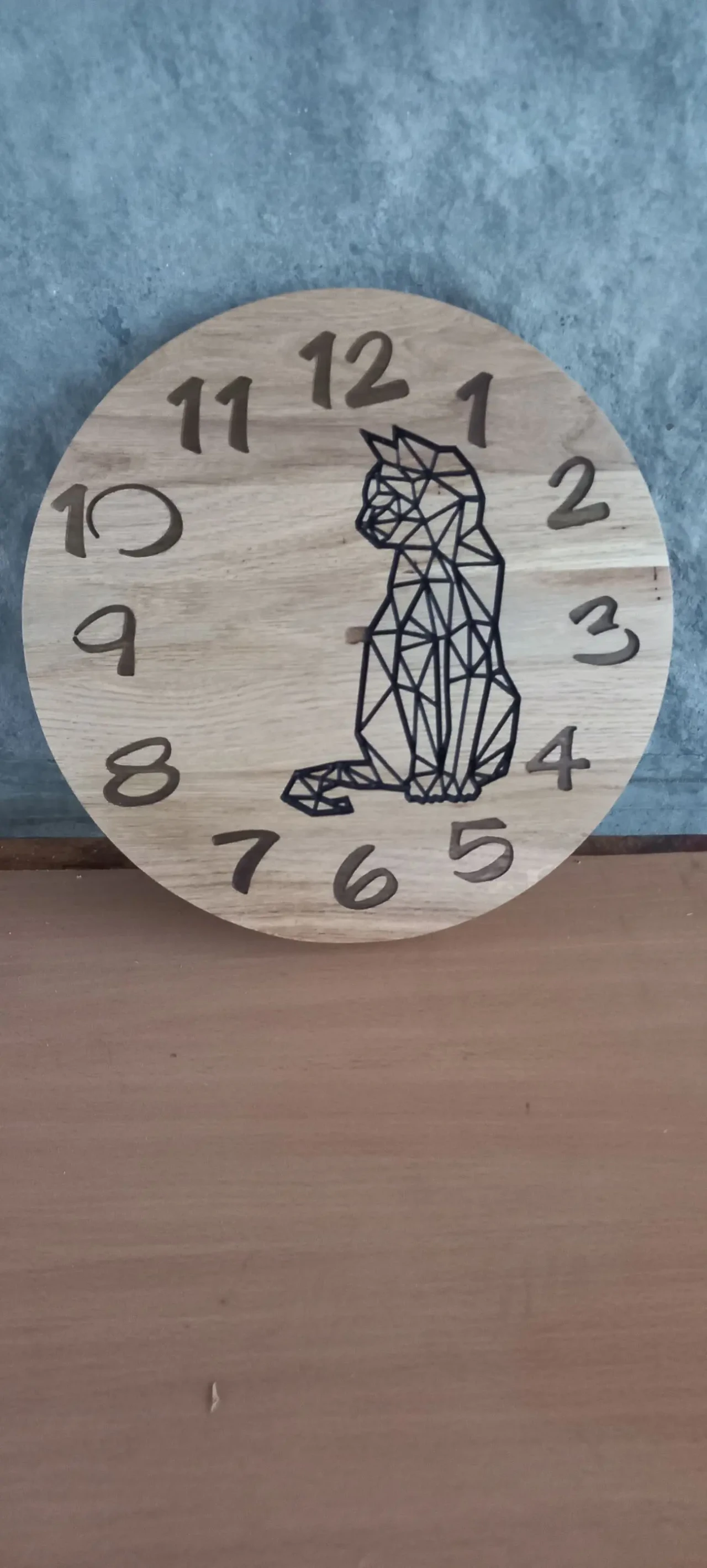 Годинник з натурального дерева 