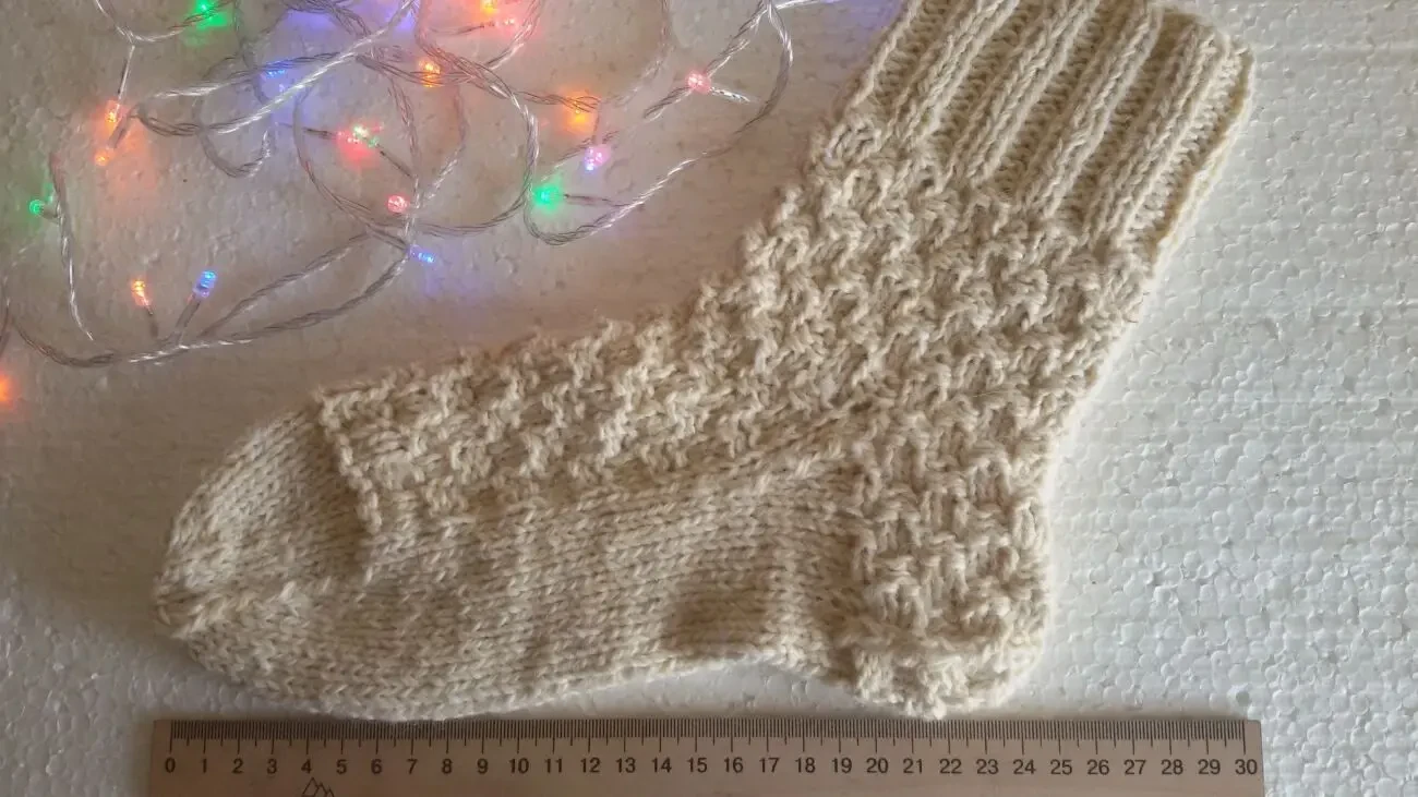 Носочки женские шерстяные 