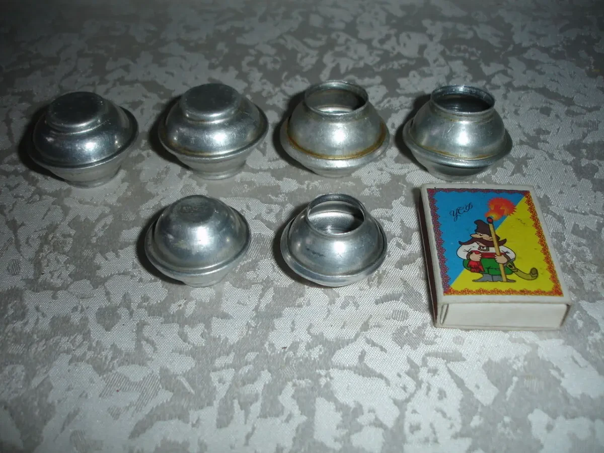 ЗАГЛУШКИ/наконечники до штанги карнизу (20/16 мм), алюміній. РАРИТЕТ. 4