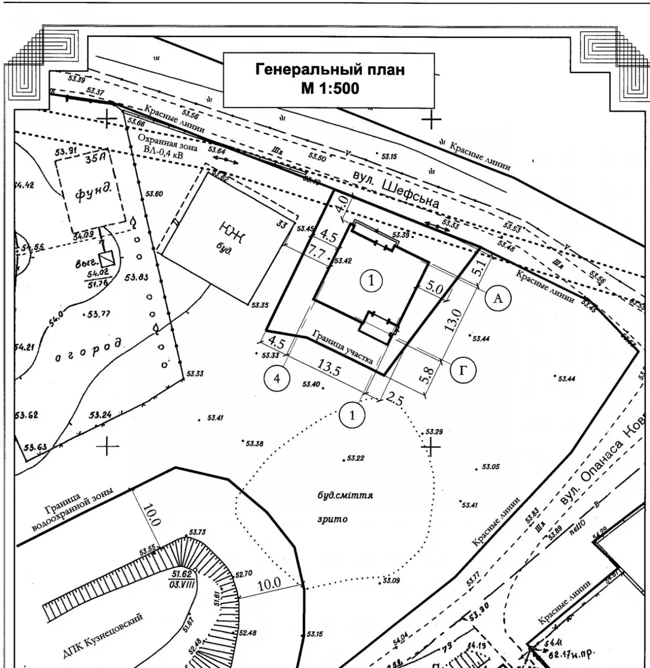 Продаж земельної ділянки по вул. Шефська, площа 511 кв.м. 4