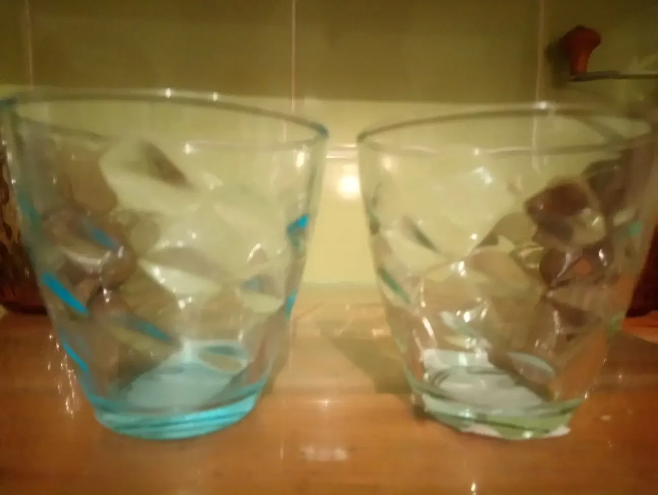 Оригинальные  стаканы, голубой, зелёный, др. Италия 6