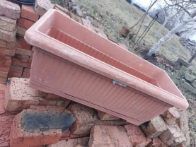 Цветочник прямоугольный 60х24х25 см кашпо