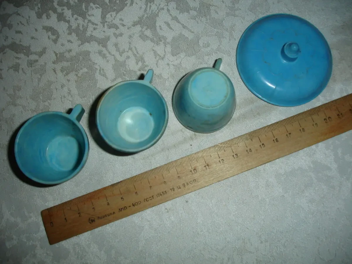 ГИРЯ/гирка дитяча пластмасова чорна; з дитячого набору. РАРИТЕТ. 6