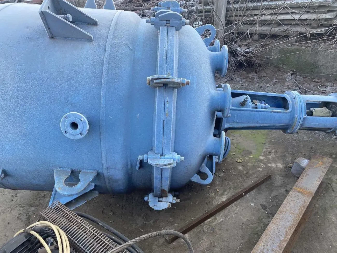 Продам реактора эмаль синяя СЕРН 1 м3 и 2,5 м3, ёмкость, сборник. 4