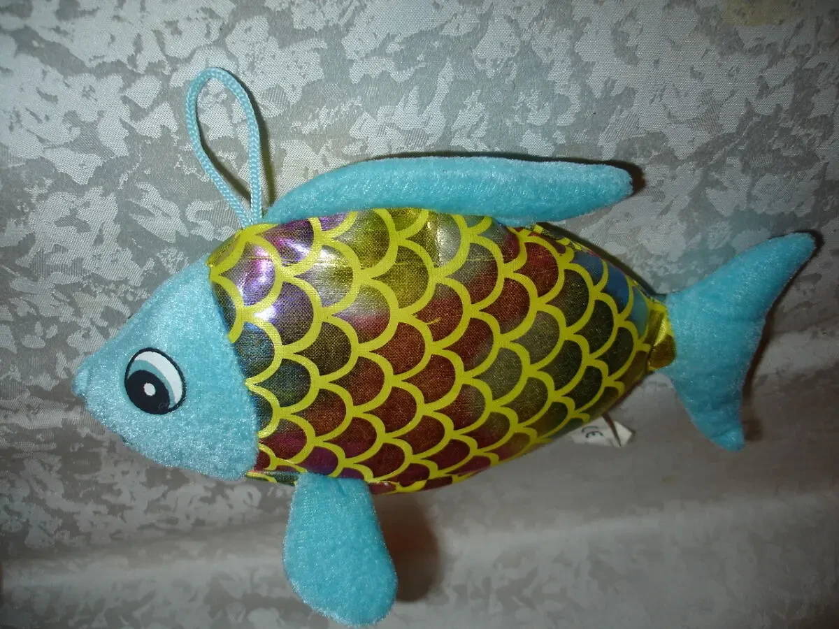 ИГРУШКА/іграшка м'яка, підвіска РИБА/РИБКА довж. 22 см, Англія, PMS 3