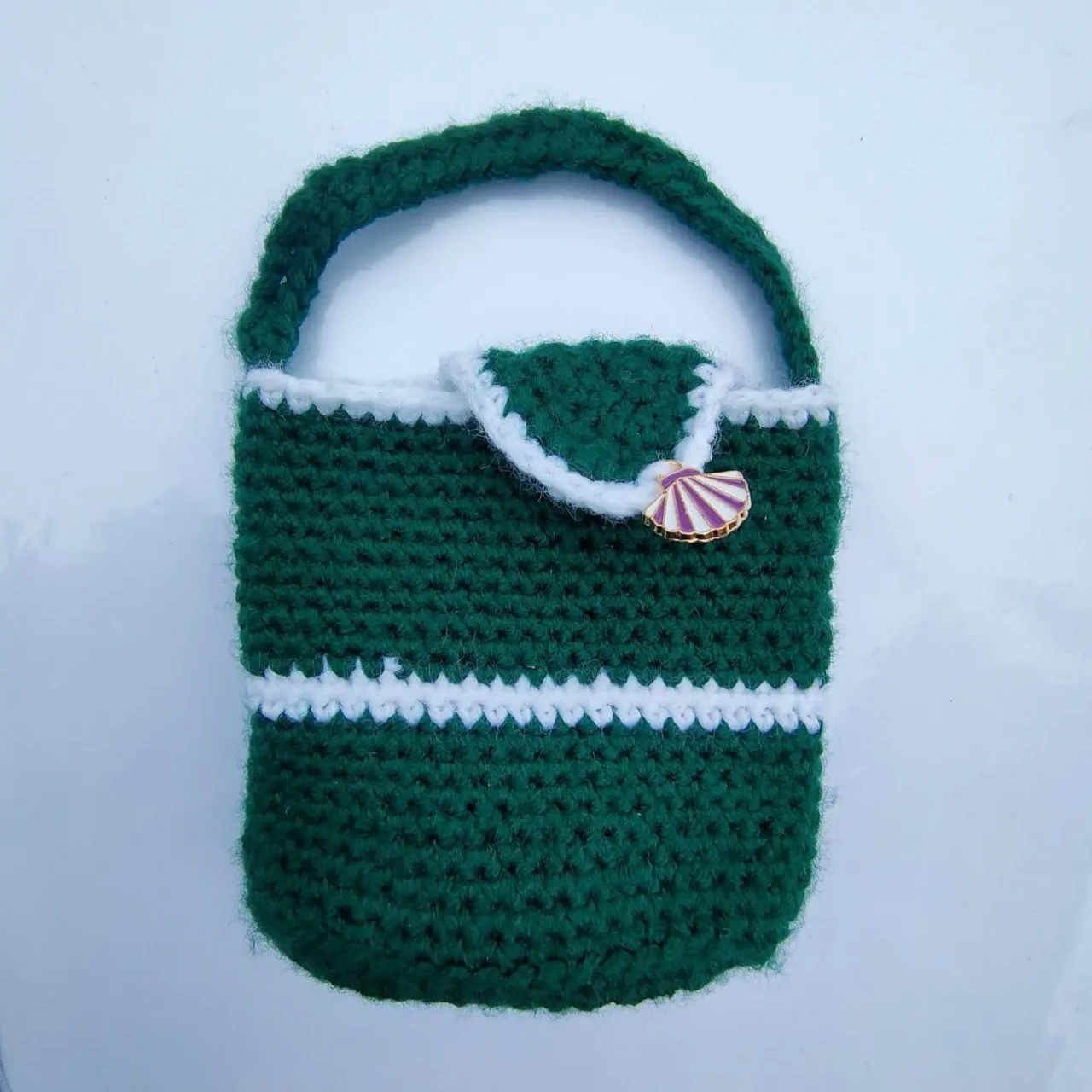 іграшка сумка корзина для ляльки. іграшка вязана  аксесуар ручна робот 2