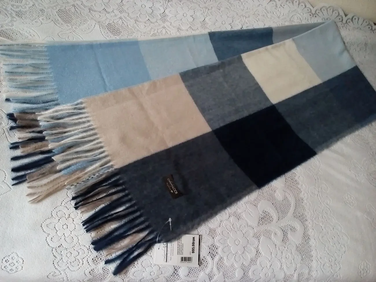 Палантин шарф унисекс колготки Giulia Conte / Lucky Look 6