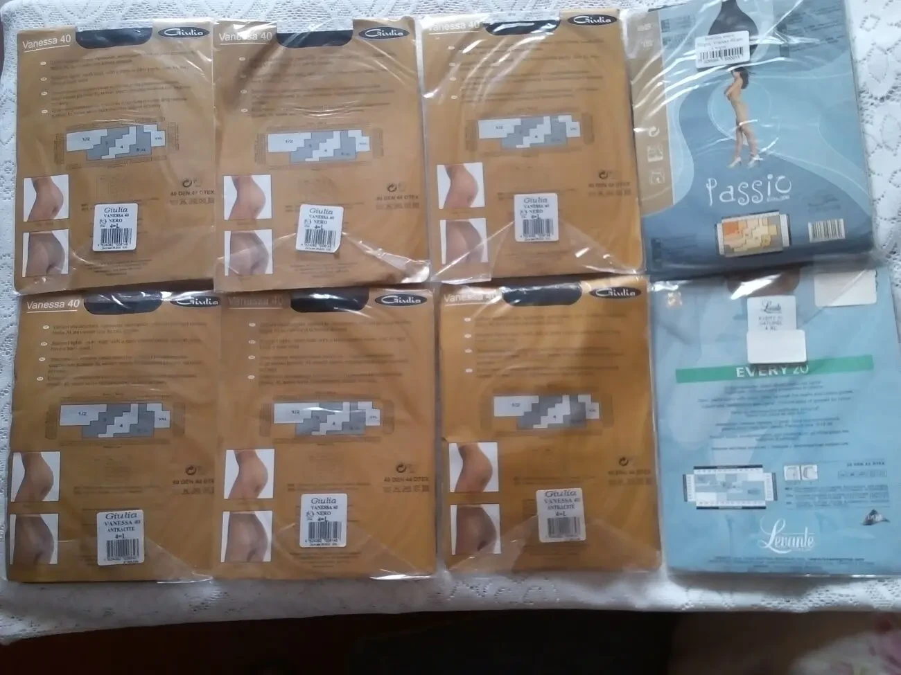 Палантин шарф унисекс колготки Giulia Conte / Lucky Look 5