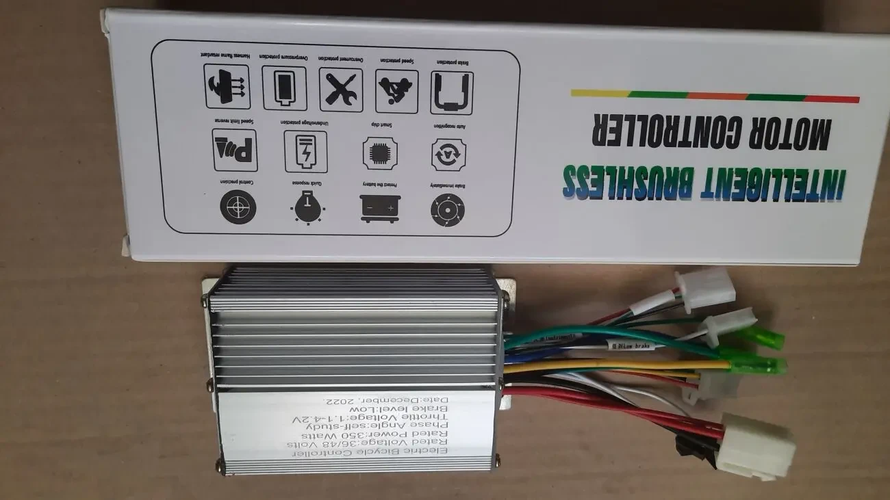 Контроллер велосипеда скутера самоката 36/48 V 350w. 5