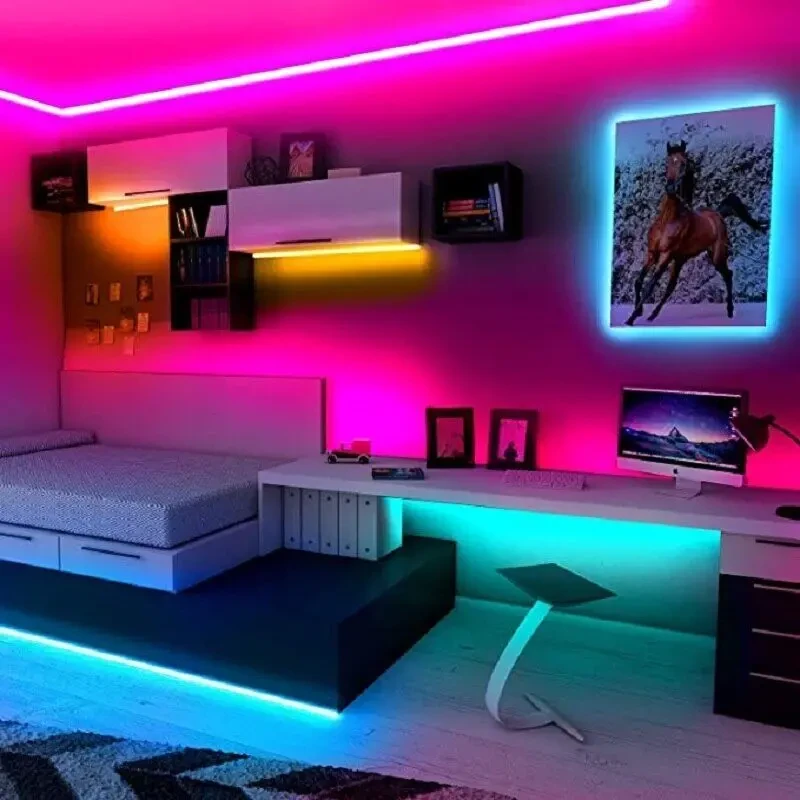 Светодиодная Лента 5 v, 5 метров, Led RGB USB с контроллером 7