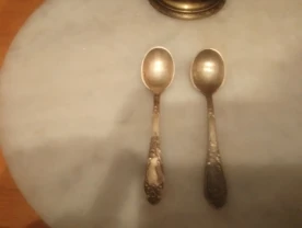 Мельхеоровая чайная ложка. Новая