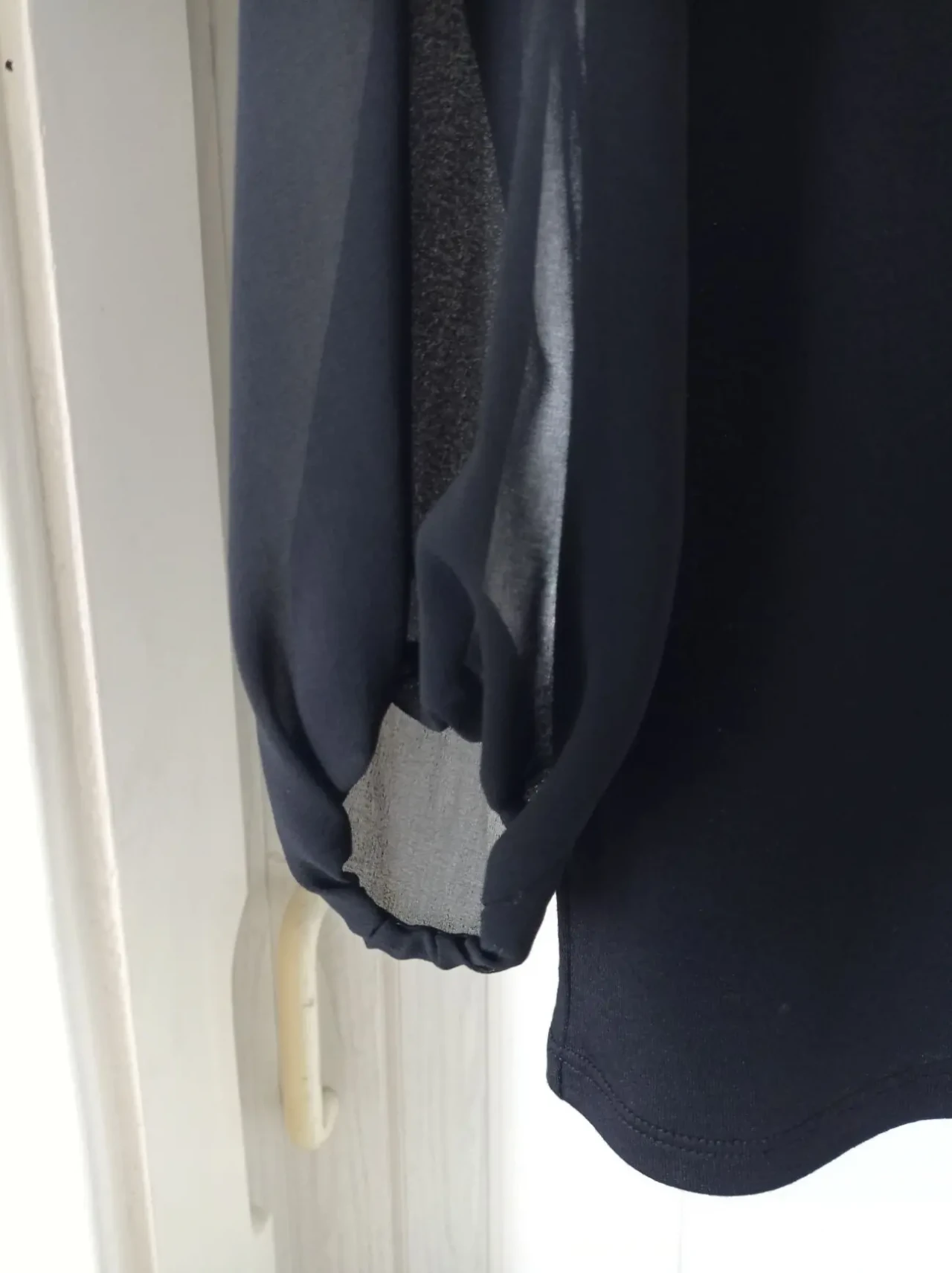 Блуза новая мягкая вискоза с шифоновыми рукавами George 3